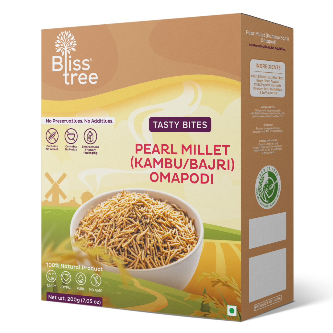 Blisstree Pearl Millet (Kambu/Bajri) Omapodi - 200g